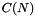 $ C(N) $