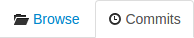 Commits tab Commits tab image