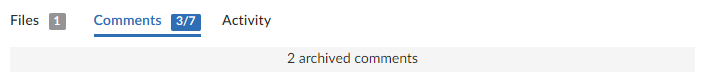 Archived Comments button image