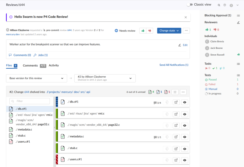 Review display page image