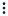 Vertical ellipsis menu icon