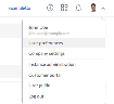 User preferences highlighted in user menu