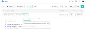 Share code browser view