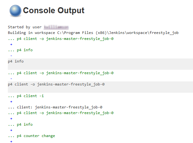 Console Output