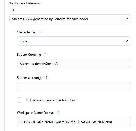 Image of Streams Workspace Configuration