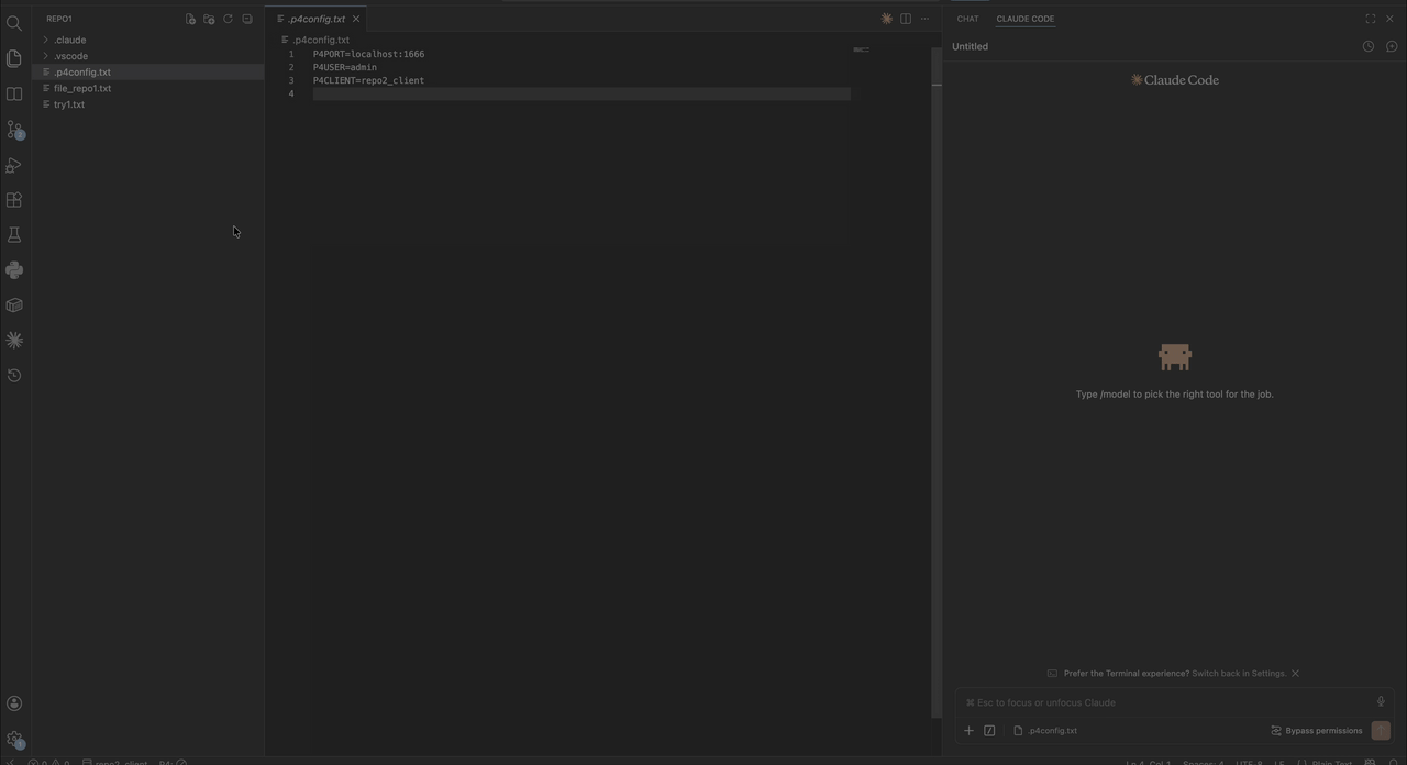 Login using Visual Studio Code settings