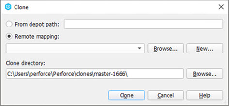 clone dialog context click