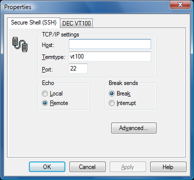Secure Shell (SSH)