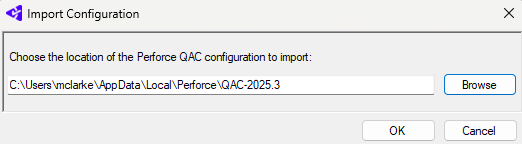 Import Configuration