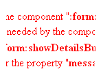 Auxiliary Faces Component for Debug Dependencies
