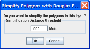 The Simplified
Polygons window