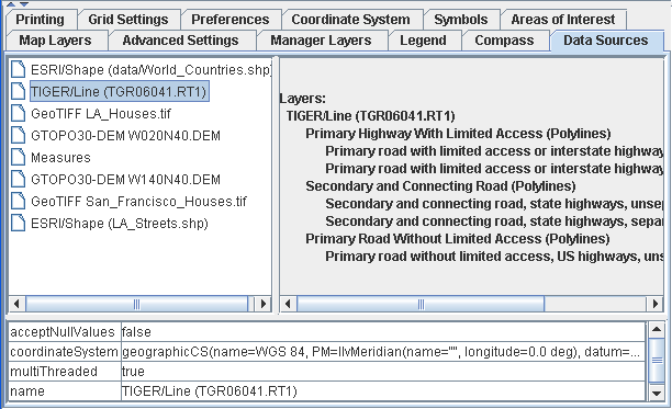 Data
Sources pane