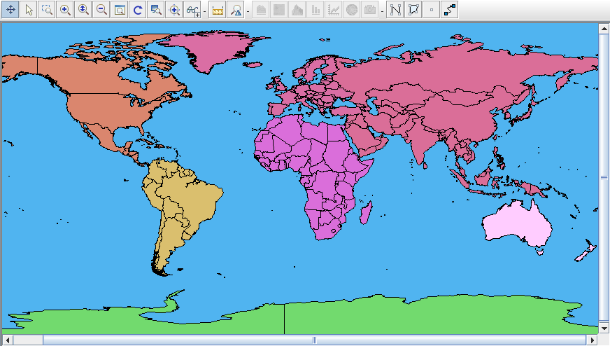 Custom
styling applied to map metadata