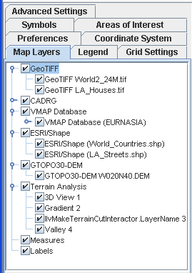 Map Layers
pane