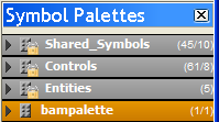 Symbol
palettes