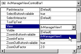 Setting
the View property