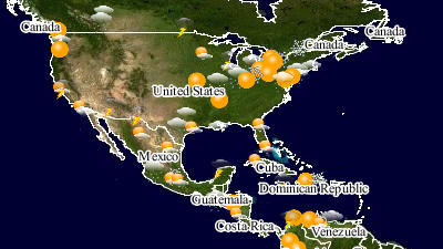 Map View Faces Component