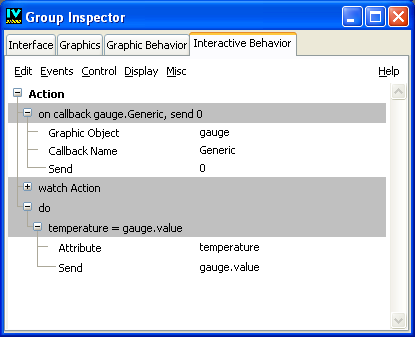 Defining an Interactive Behavior for a Prototype